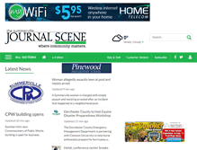 Tablet Screenshot of journalscene.com